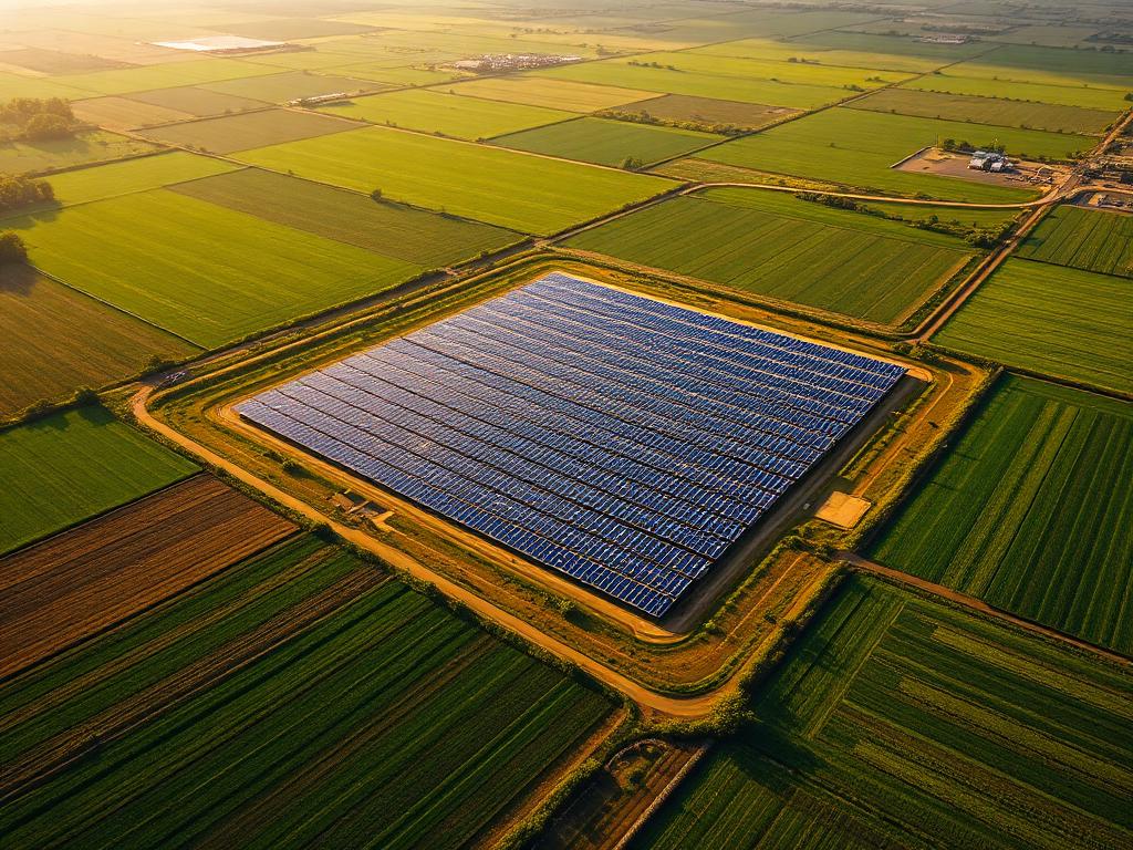 Usina fotovoltaica em Buriti Alegre